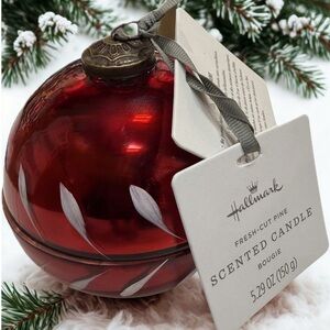 Hallmark Festive Red Candle Ornament